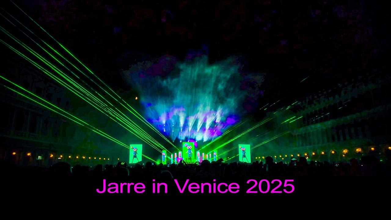 Jean Michel Jarre in Venice 2025 - Highlights in 4k60