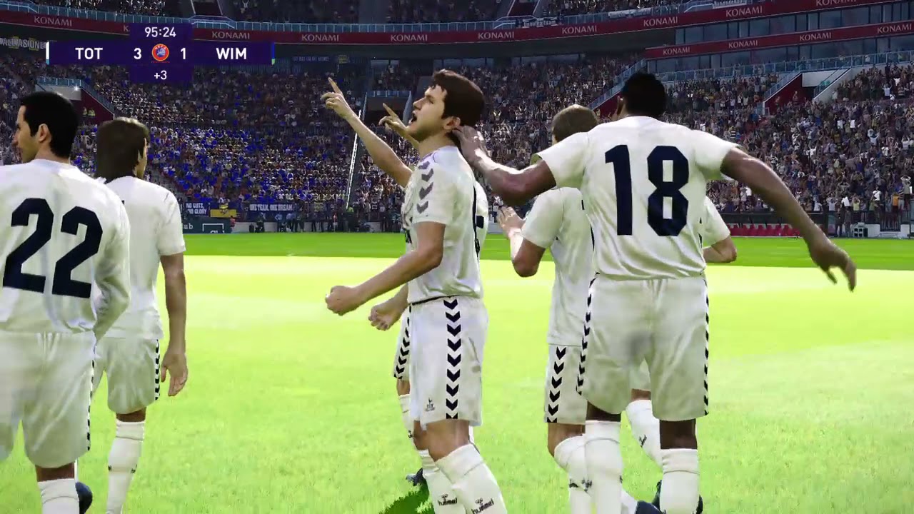 Clive Allen vs Wimbledon eFootball PES 2021 SEASON UPDATE