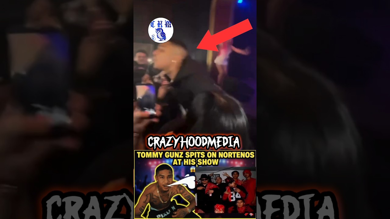 Томми Ганз плюнул на жителей Нортено, которые приехали на его концерт😱👀 #tommygunz #norteno #surenos