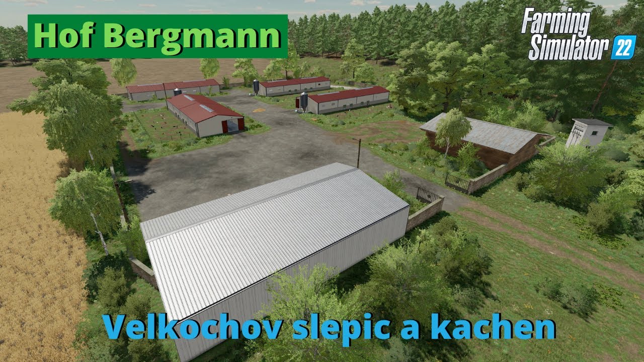 FS22 | Hof Bergmann | Jak na velkochov slepic a kachen. Nese to?