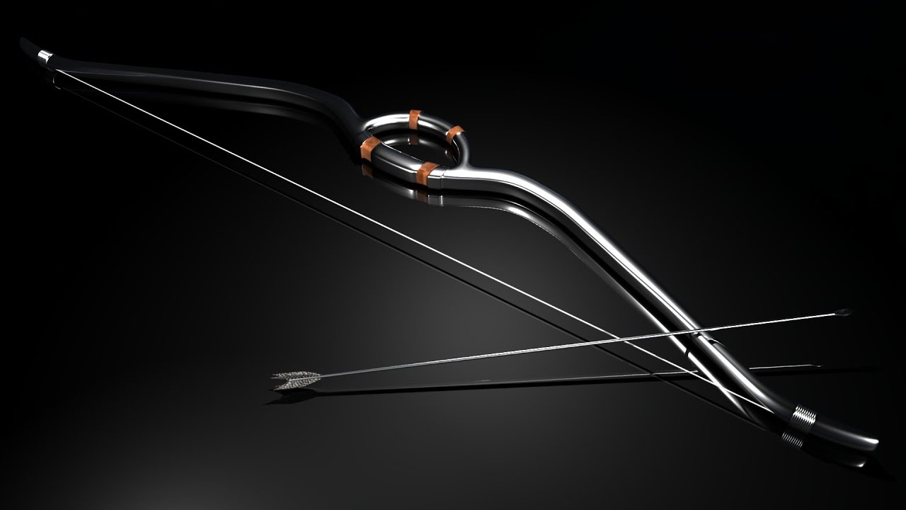 How to model a Bow and Arrow in Maya