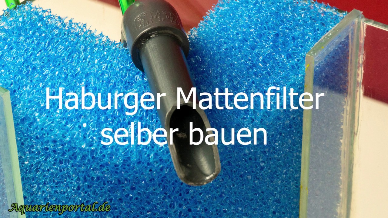 Hamburger Mattenfilter selber bauen - Eck-HMF - Aquarienportal