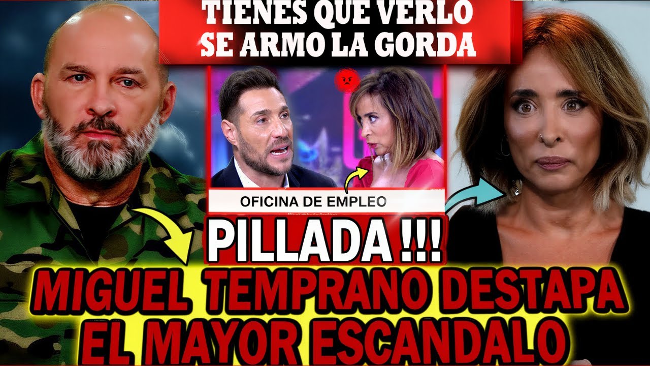 💥¡SALIO EL GORDO! Miguel Temprano ROMPE SU SILENCIO y HUNDE a Maria Patiño por su OSCURO SECRETO