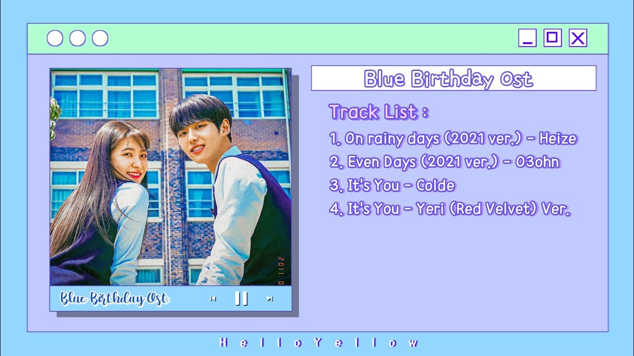 Blue Birthday Full Ost (블루버스데이 오리지널 사운드 트랙)