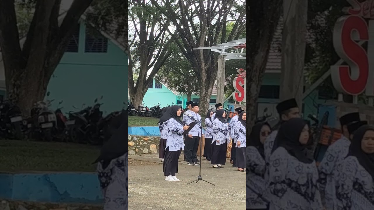 Pembacaan Ikrar Guru Indonesia dan Kode Etik Guru Indonesia oleh Guru SMAN 6 Kerinci 