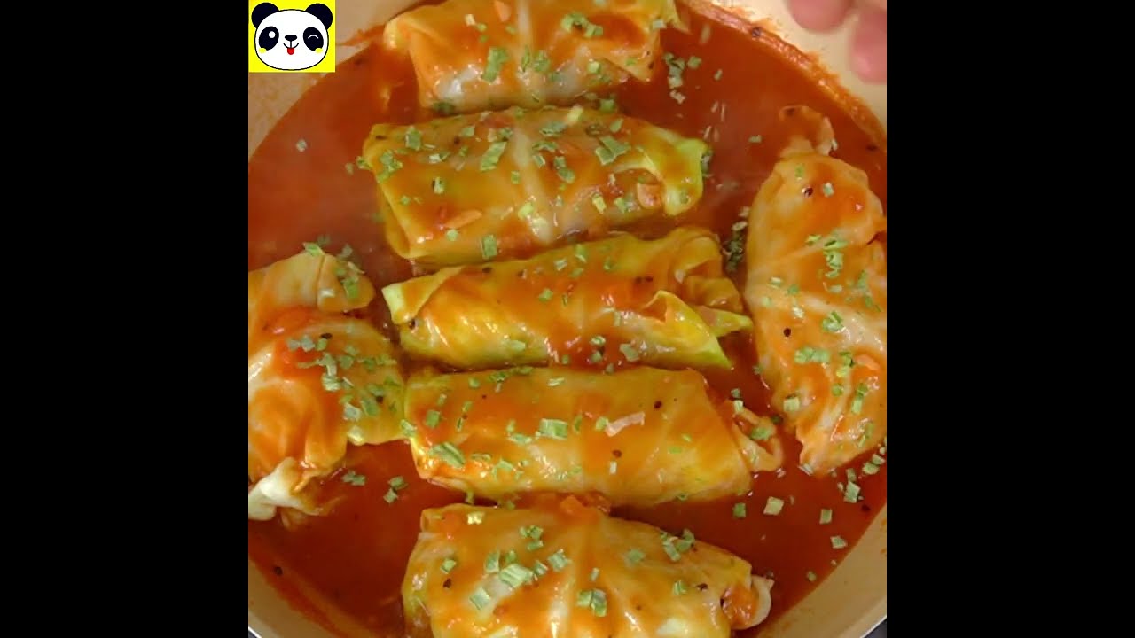 ROLLITOS DE COL O REPOLLO RELLENOS DE CARNE MOLIDA RECETA F&Aacute;CIL Y SUPER DELICIOSA   😍🤗
