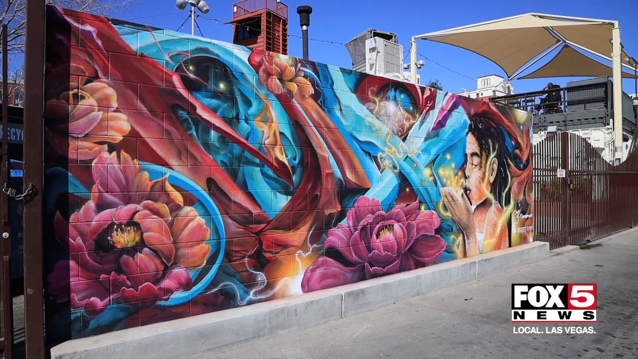 Downtown Las Vegas murals and art installations