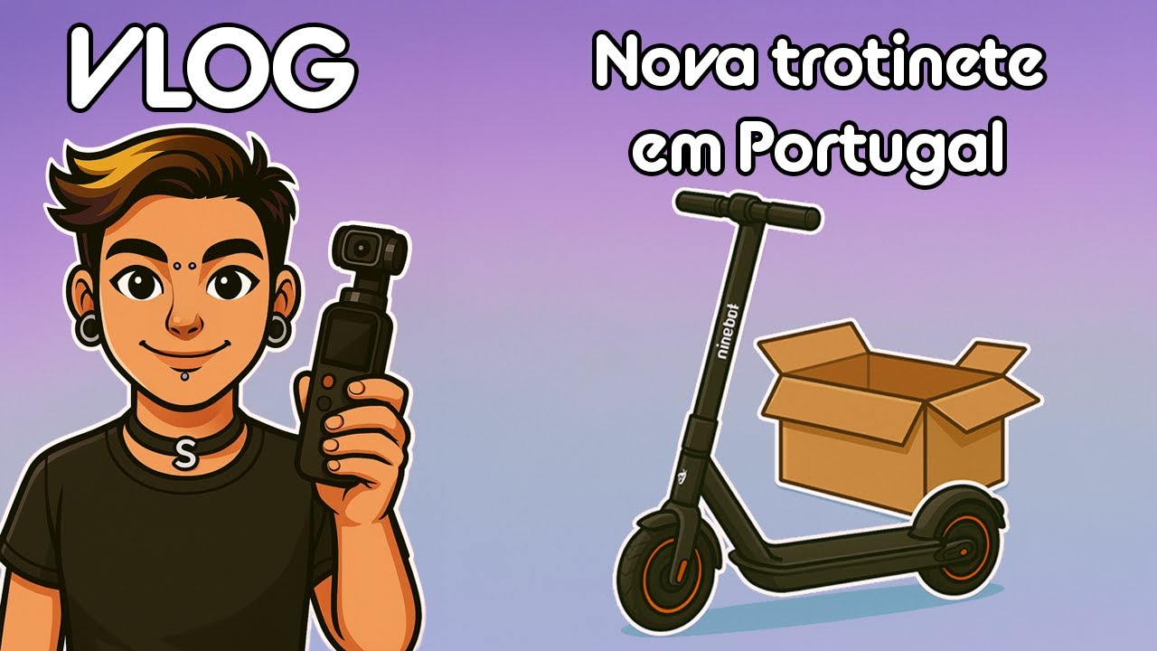 Minha Primeira Trotinete em Portugal! 🚲 Testando a Segway Ninebot F3 Pro