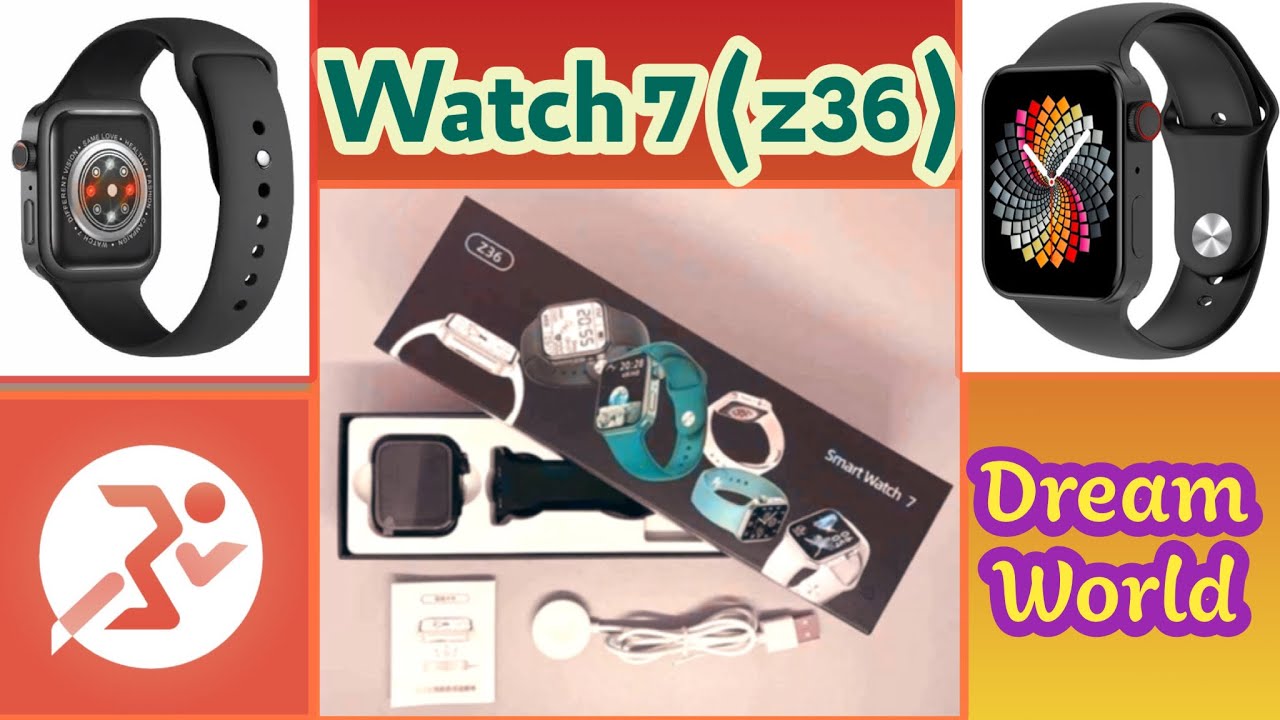Watch 7 (Z36) Unboxing and RDFIT App Connecting Review. SmartWatch 2022