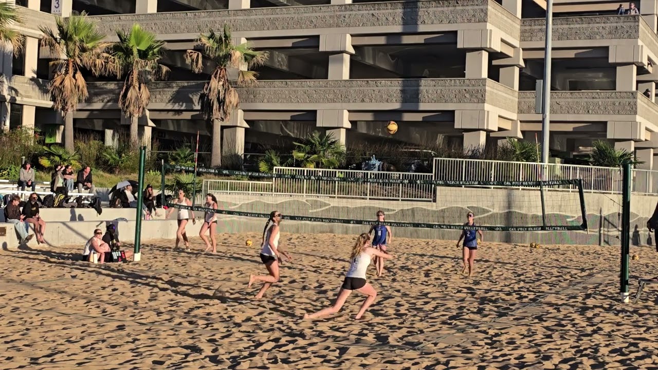 MBHS Girls Beach Volleyball Keolani & Marley vs SLO 2