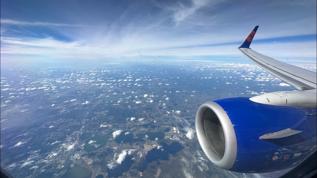 Sun Country Airlines 737-800 Flight From Minneapolis to Ft Myers