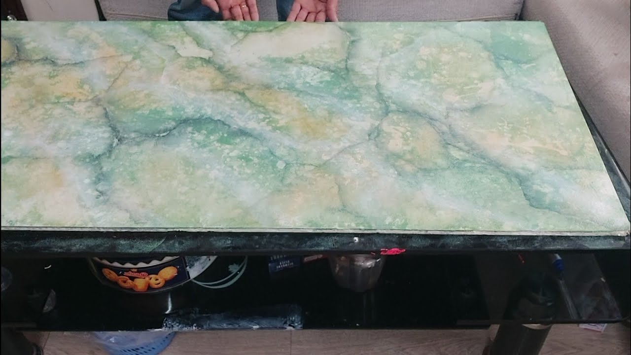 HƯỚNG DẪN PHA MÀU | VẼ SƠN GIẢ ĐÁ CẨM THẠCH | MÀU XANH NGỌC .CAM THACH STONE PAINT | GREEN