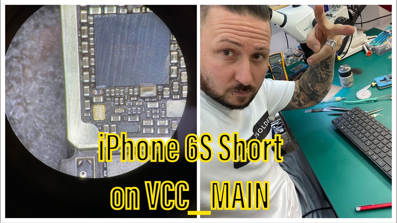 BASIC REPAIRS - iPHONE 6S NO POWER AND NO BOOT - FULL SHORT ON VCC_MAIN