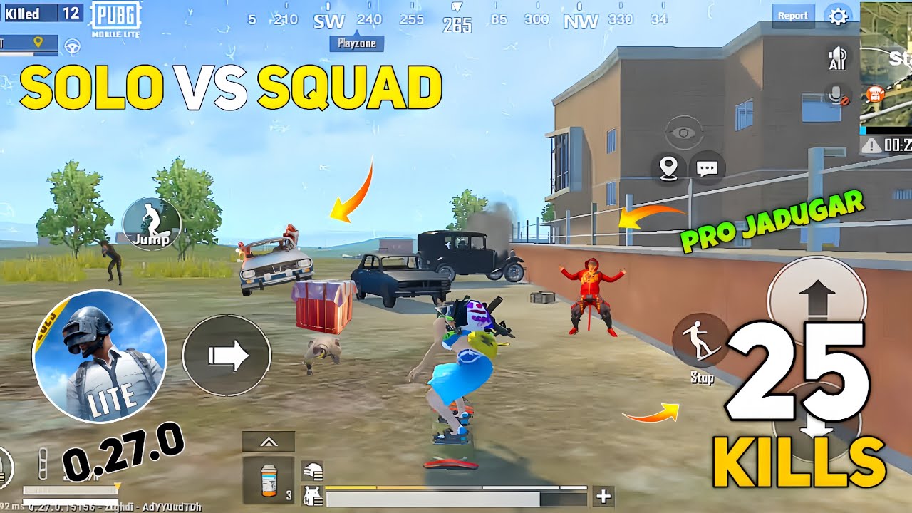SOLO vs SQUAD INTENSE GAMEPLAY 🔥 | 20 KILLS! PUBG LITE NEW UPDATE 0.27.0 VIDEO - PUBG LITE BGMI LITE