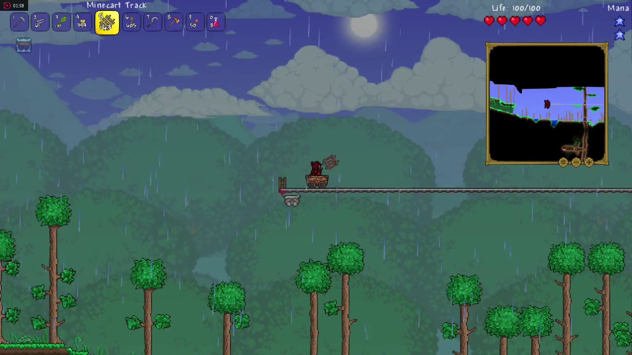 Terraria - 4.Tracnice