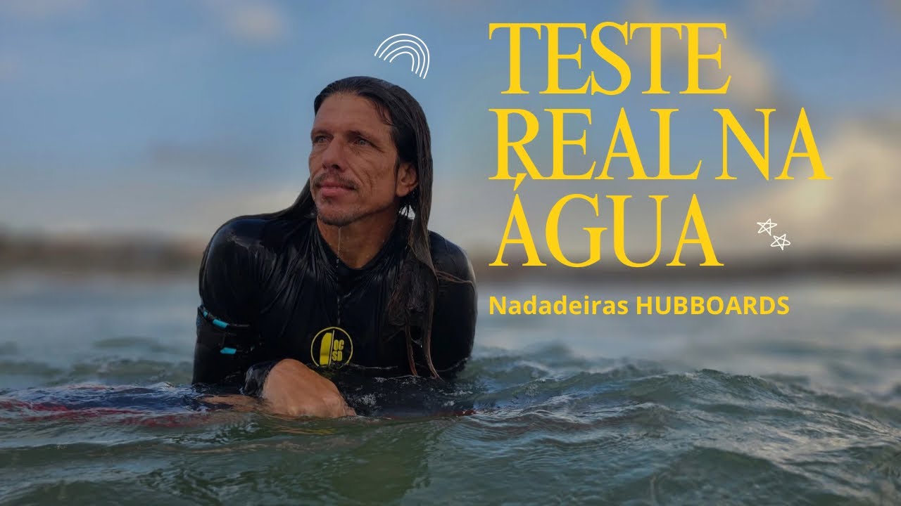 TESTE REAL NA ÁGUA: Nadadeira HUBBOARDS funciona mesmo? + Leash e dicas