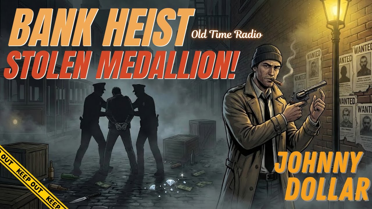 Yours Truly, Johnny Dollar 👉 Bank Heist Murder & Stolen Cellini Treasure! Old Time Radio