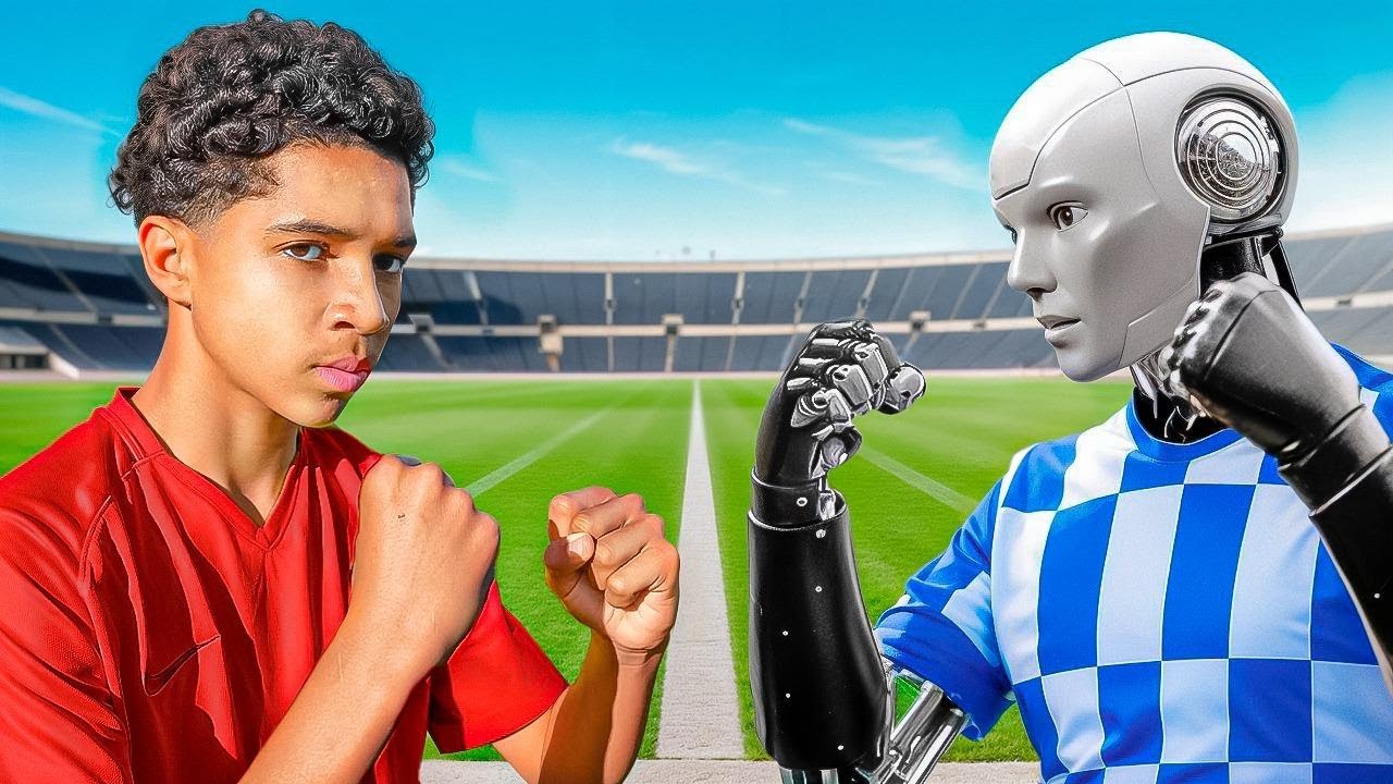 Portero Robot VS Ni&ntilde;o Ronaldo