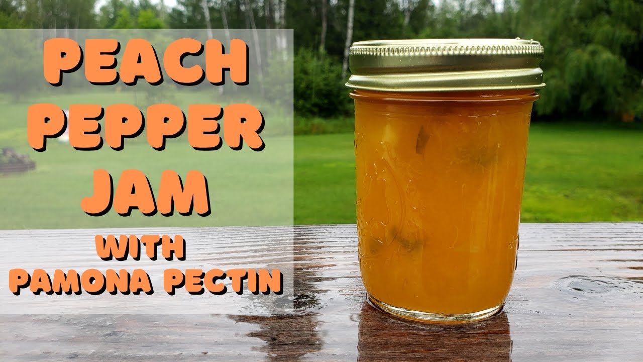 Peach Pepper Jam with Pamona Pectin