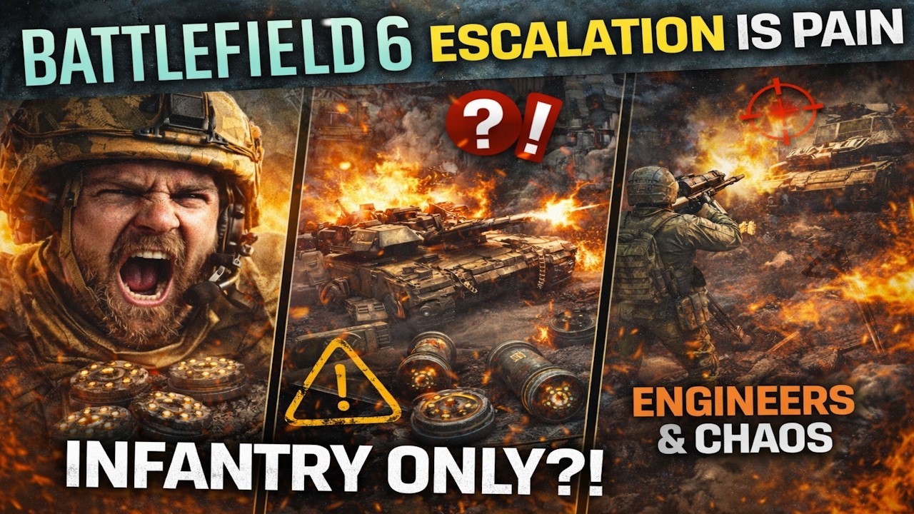 Battlefield 6 Escalation Is Pain – Vehicle Grind, Engineers only & Chaos