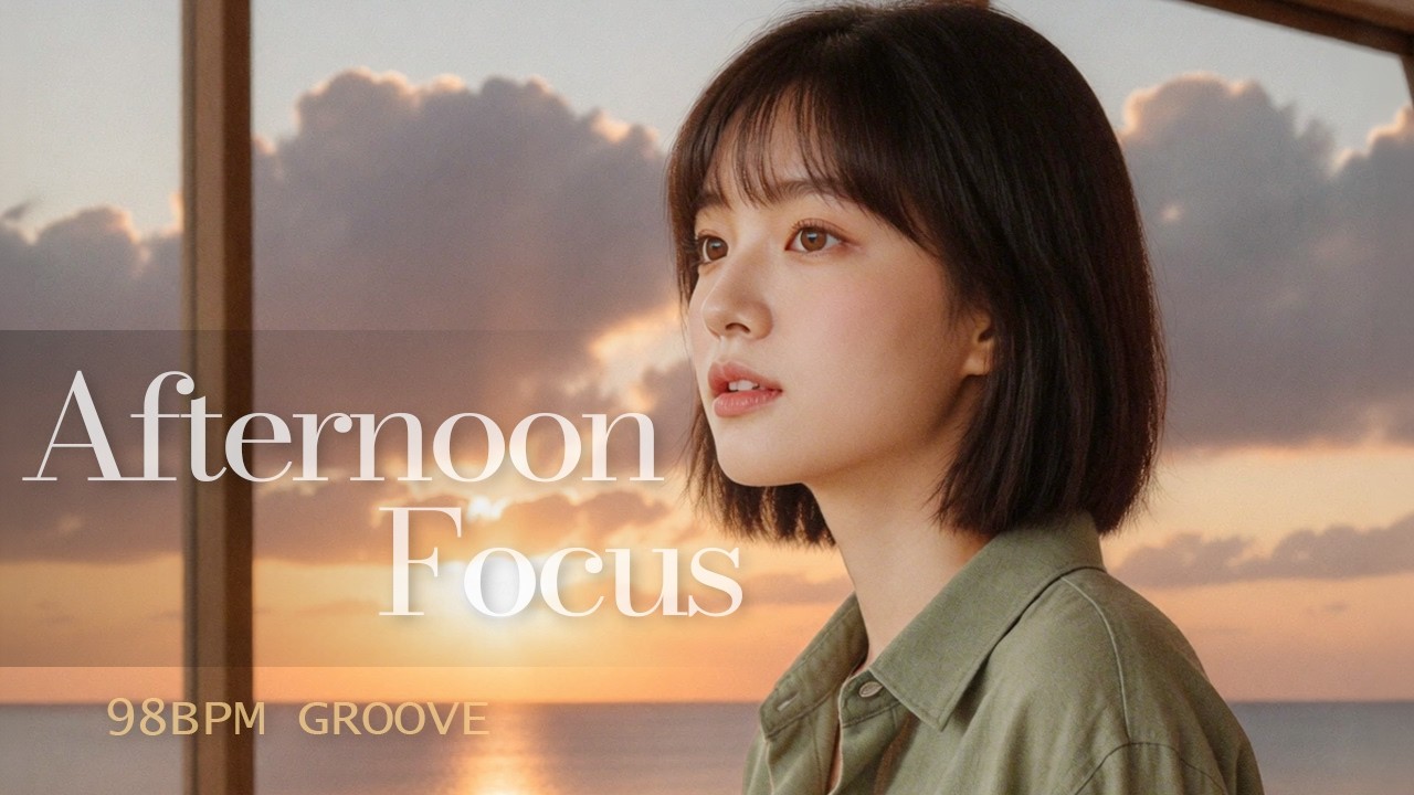 𝐏𝐥𝐚𝐲𝐥𝐢𝐬𝐭 | Sunset Window Jazzhop 🌇Lofi Cafe Beats for Focus & Study | 혼자라도 둘이라도 조용한 저녁에 바다보며 릴렉스