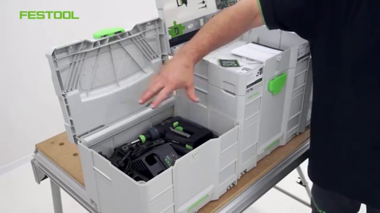 Festool TV Folge 70: SORTAINER und SYSTAINER SYS-Combi