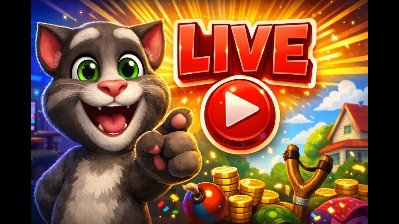 Talking Tom Cat \ ROAD TO 300 SUB\ WITH MUZENTISLIVE#talkingtom #prismlivestudio #subwaysurfers#bgmi