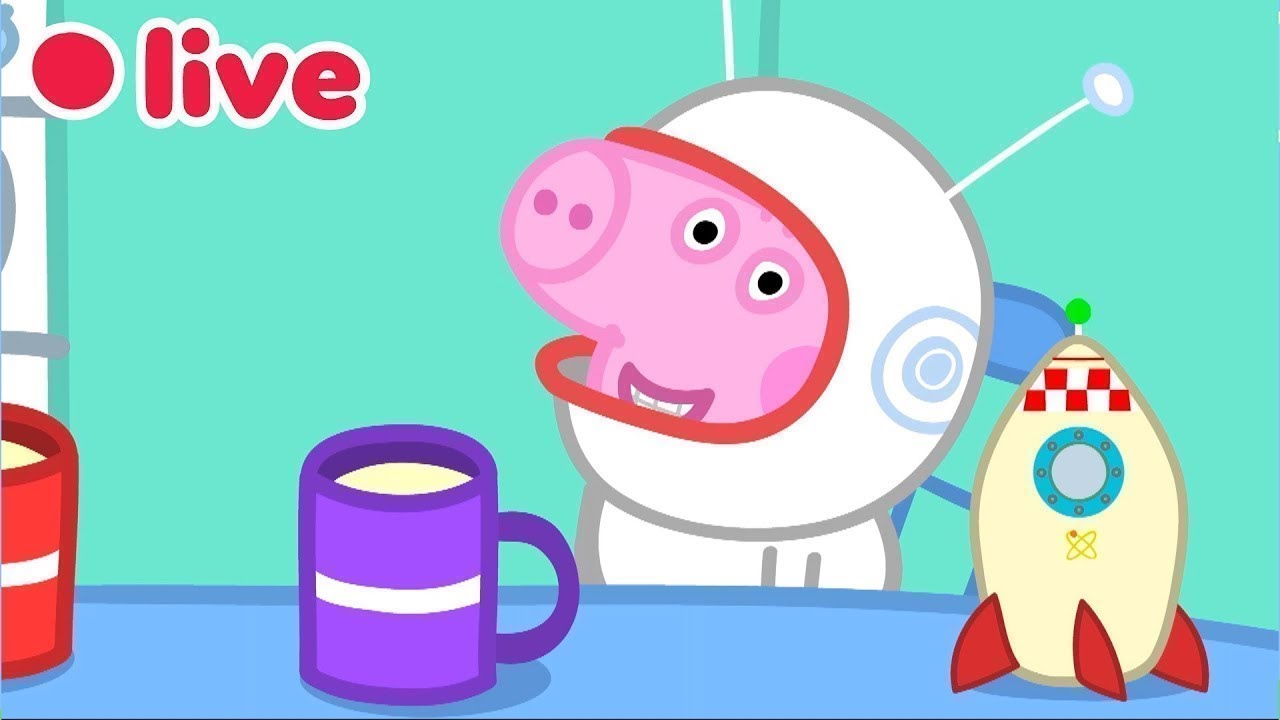 🔴 LIVE! George Pig's MOST Iconic Moments 🦖💙 Peppa Pig FULL EPISODES | Kids Cartoons (With Captions)