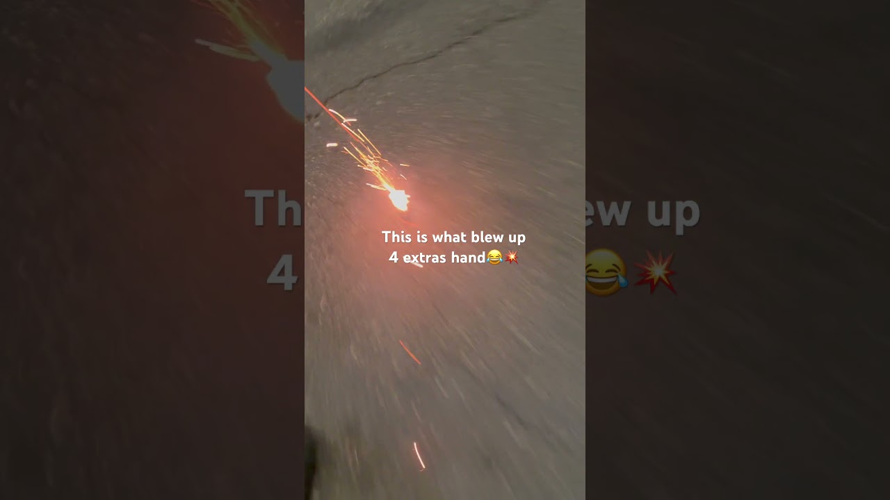 4 extra hand blows up same firework #fireworks