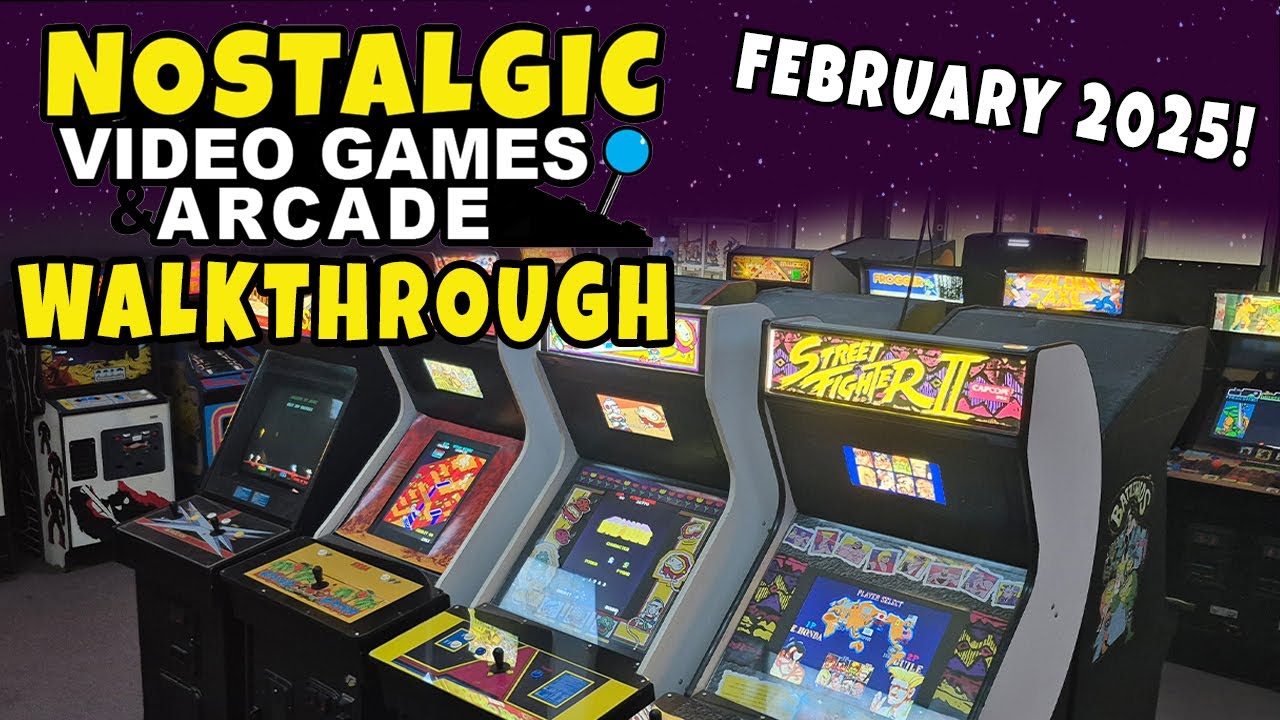 We Built an ARCADE | Nostalgic Arcade Walkthrough - Feb 2024