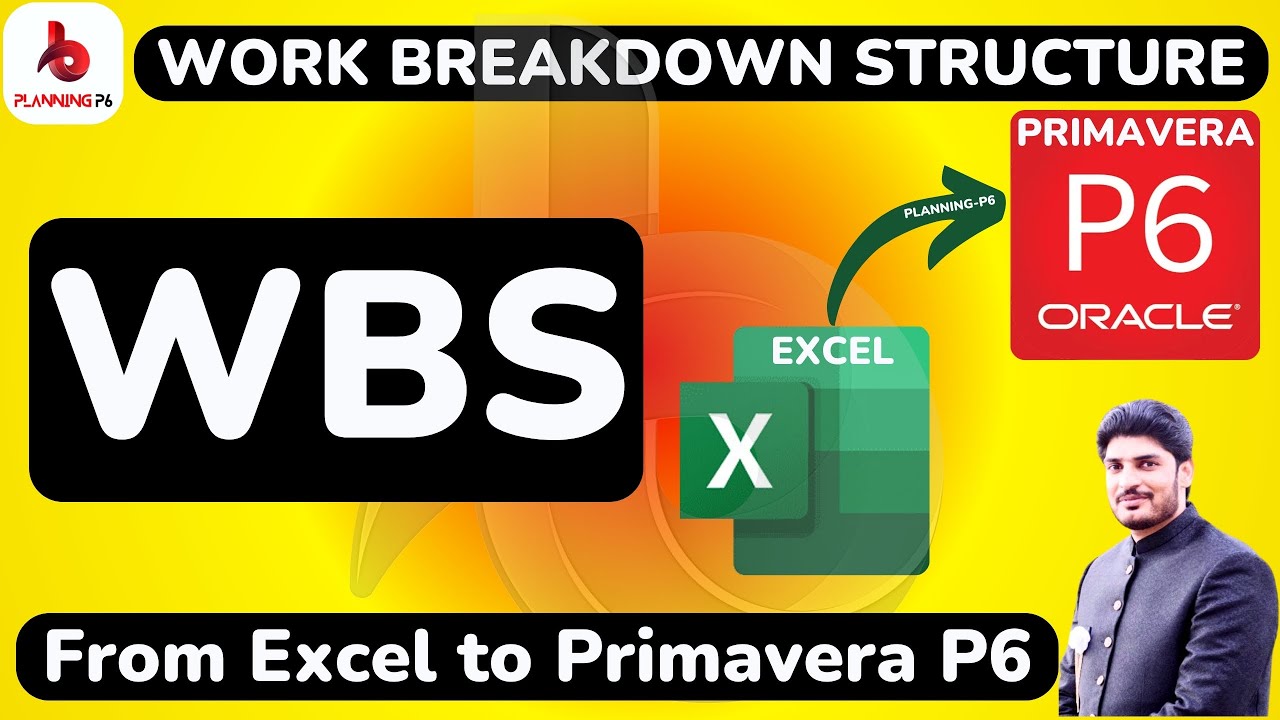 Как создать WBS из Excel в Primavera P6 | Как импортировать WBS в P6 | Массовый импорт WBS в P6 |...