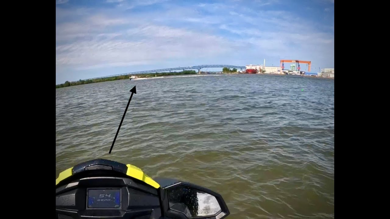 Trailing A Cool Looking Boat On A Yamaha VX Cruiser H.O. Waverunner