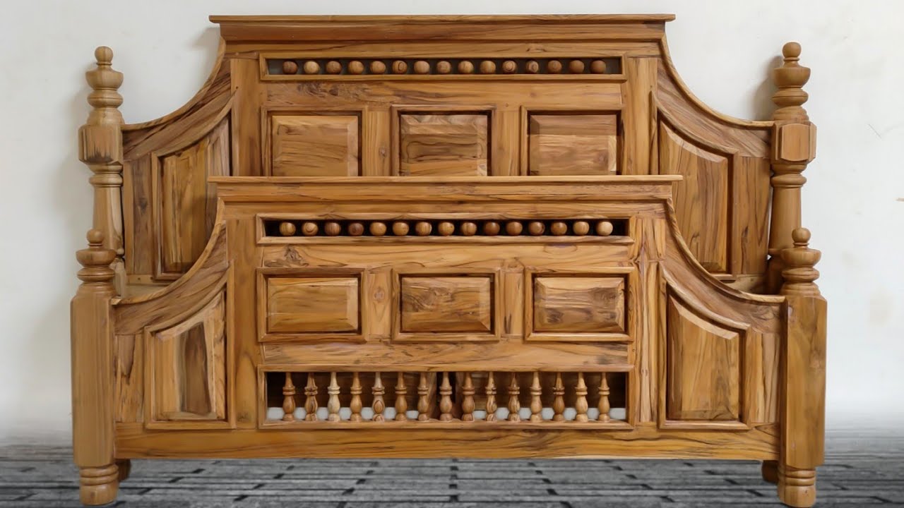 Art of making a Beautiful Teak wood cot 😲😍    | Tony An Mak | #trending #furniture #sofa