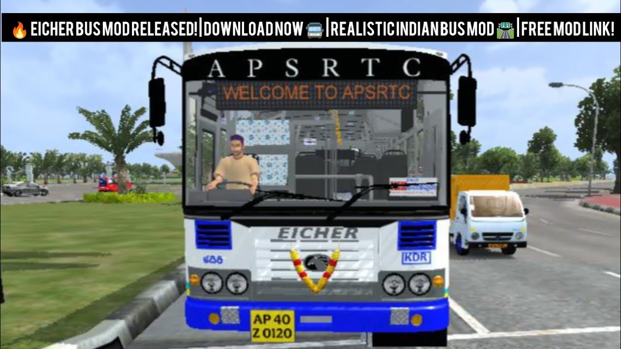 APSRTC bs6 Eicher and tata Leyland bus mod release create channel link discussion download guys 👍