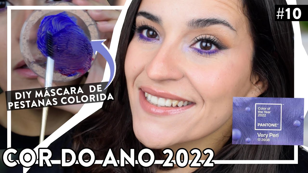Cor do ano 2022 & DIY MÁSCARA DE PESTANAS colorida!
