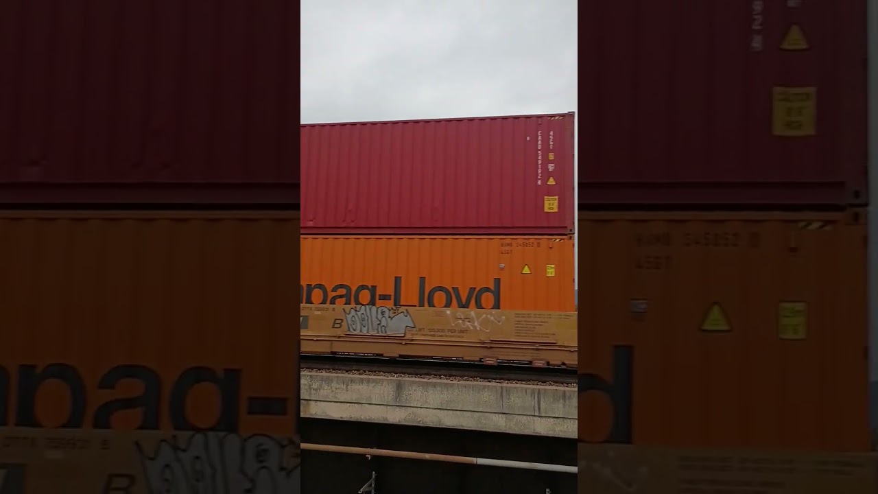 Norfolk Southern in Bridgeport Alabama we are on the bridge!