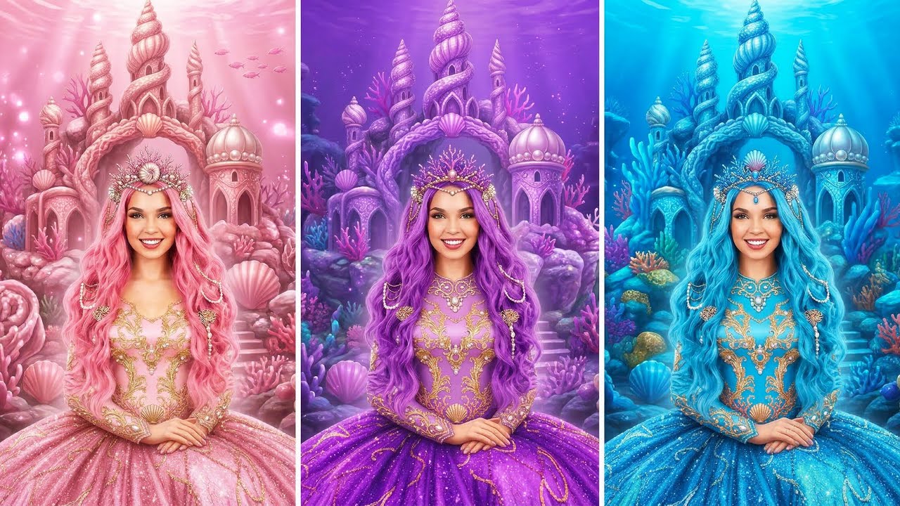 Mermaid Party Makeover! Choose Your Favorite Style!