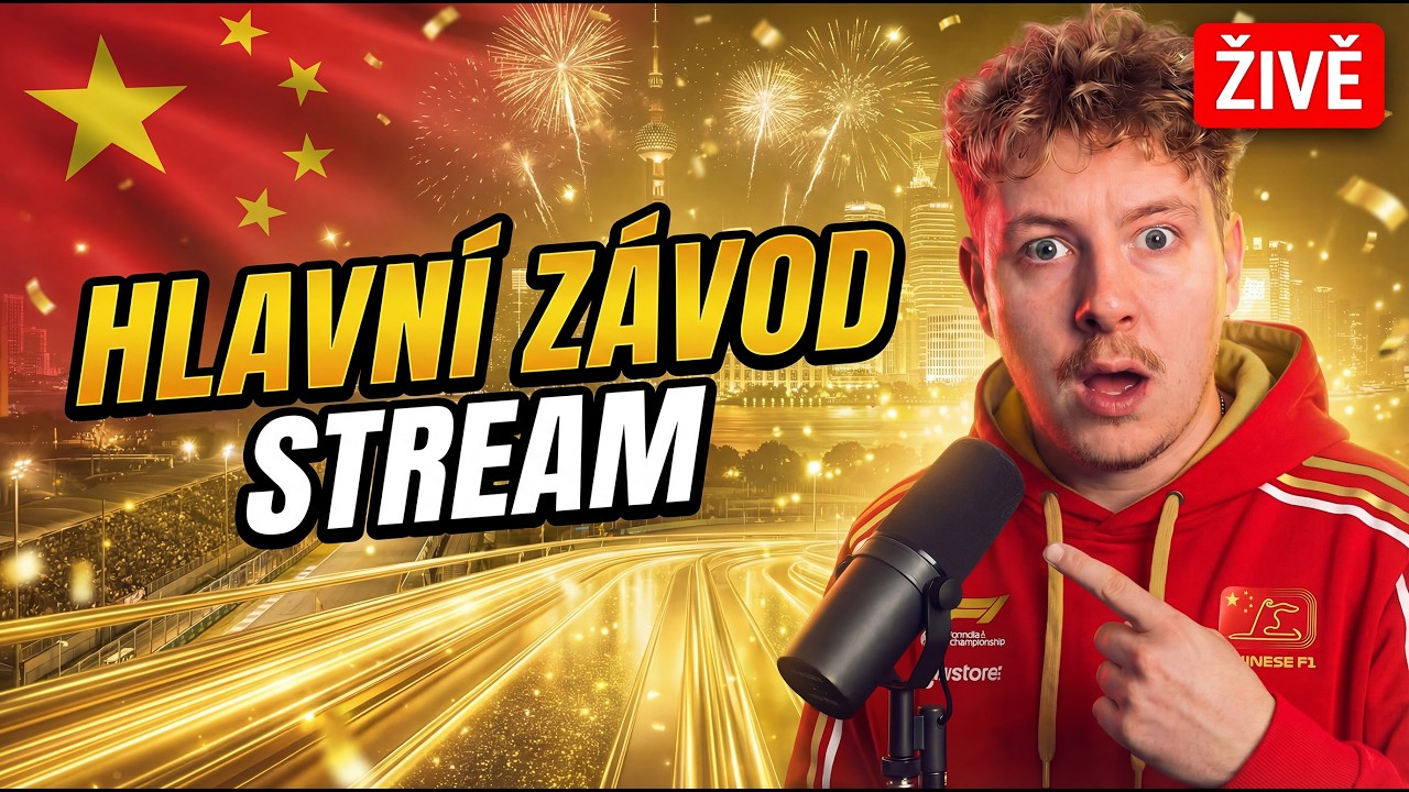 F1 2026: ČÍNA GP – HLAVNÍ ZÁVOD ŽIVĚ