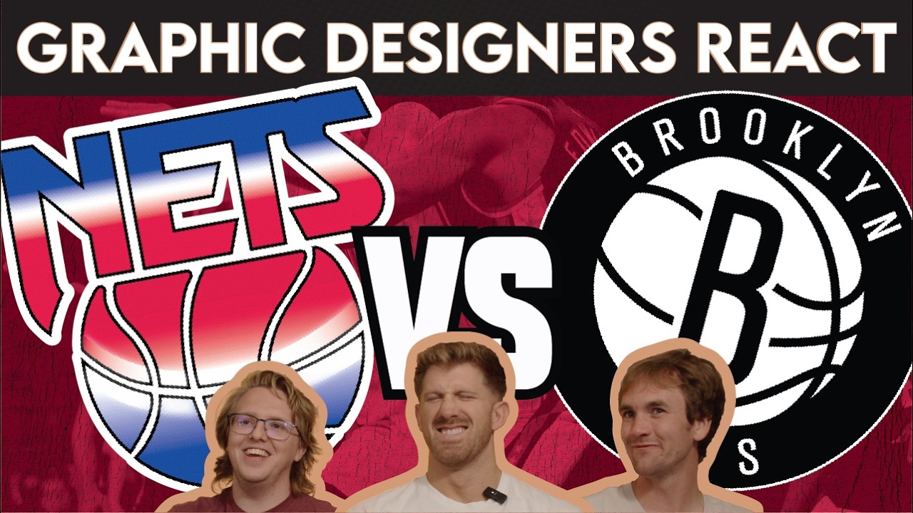 Graphic Designers React to WORST & BEST NBA Logos | 3