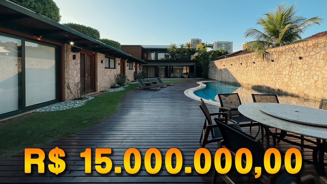 SENSACIONAL CASA DE LUXO C\ DESIGN DO ARQUITETO CLÁUDIO BERNARDES À VENDA!! | MULLER IMÓVEIS RJ