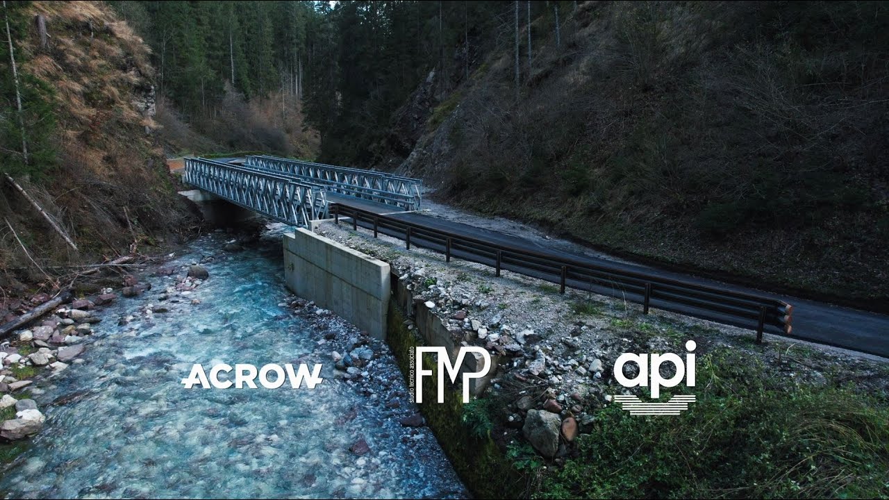 Acrow's Modular Steel Bridges Help Restore Transportation Infrastructure in Northeast Italy