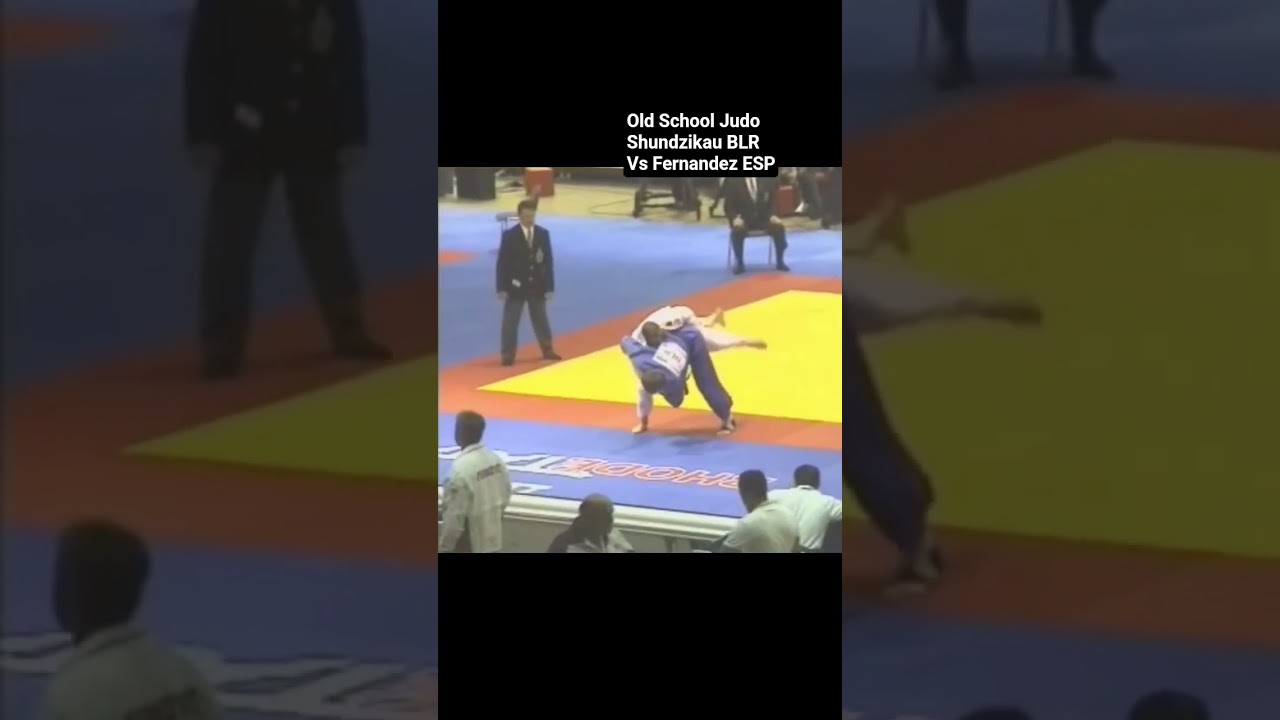 Old School Judo Shundzikau BLR Vs Fernandez ESP #judo #uchimata #oldschooljudo #shundzikau