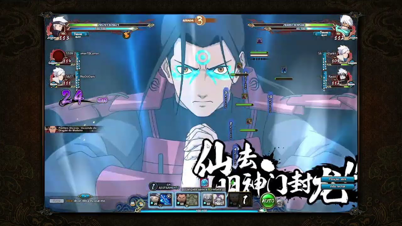 GRANDE GUERRA NINJA INTERSERVIDORES - CABARÉ DAS PERIQUITAS VS GREY GODZ 07/02/2026 | NARUTO ONLINE