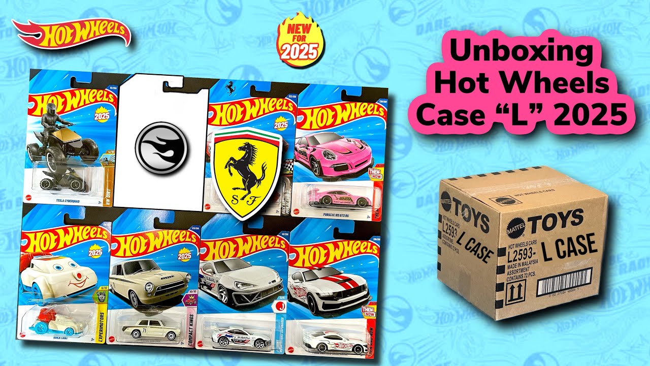 Unboxing Hot Wheels L Case 2025