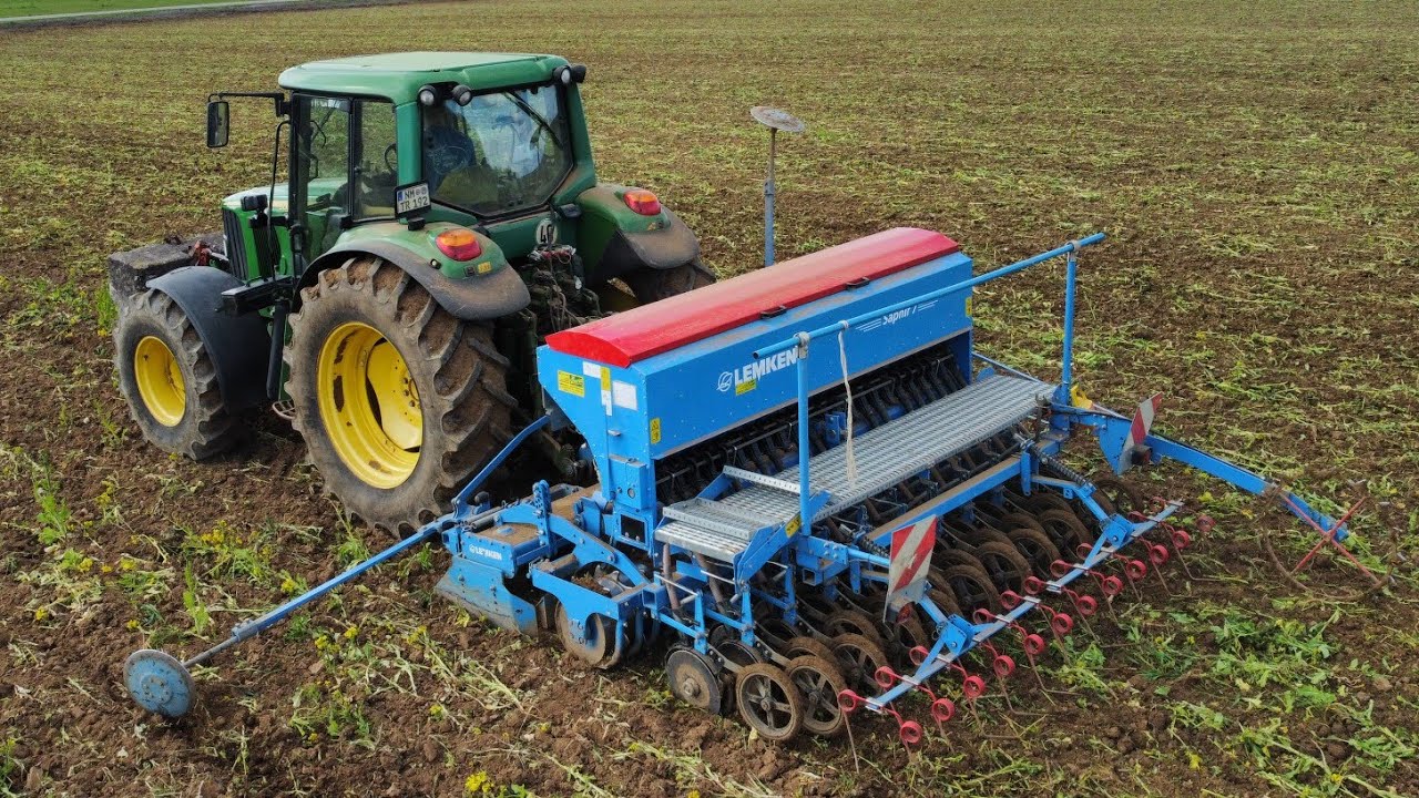 FarmVlog#41 Mais säen mit Lemken sapihr 7 Sämaschine