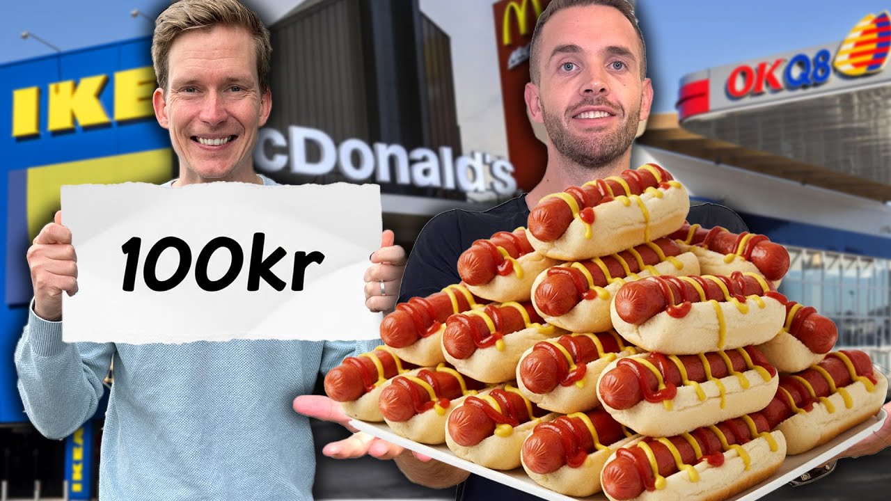 Var får man mest mat för 100kr?