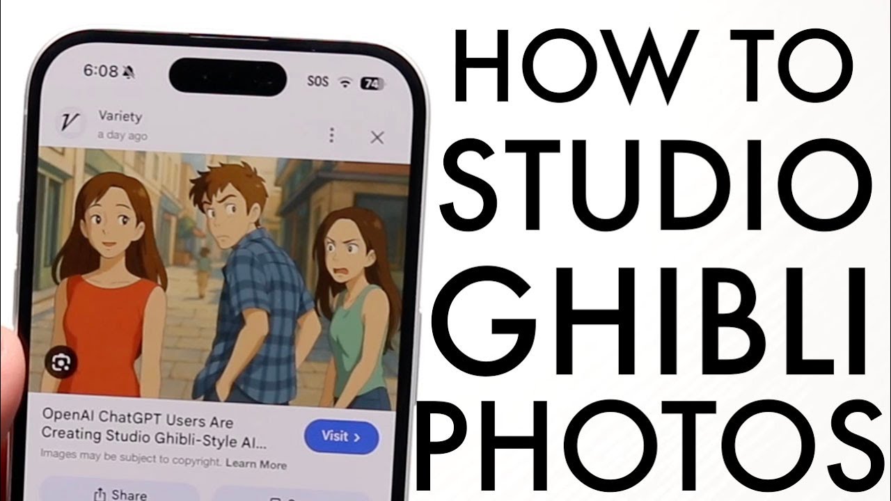 How To Use The Studio Ghibli Filter On Photos!