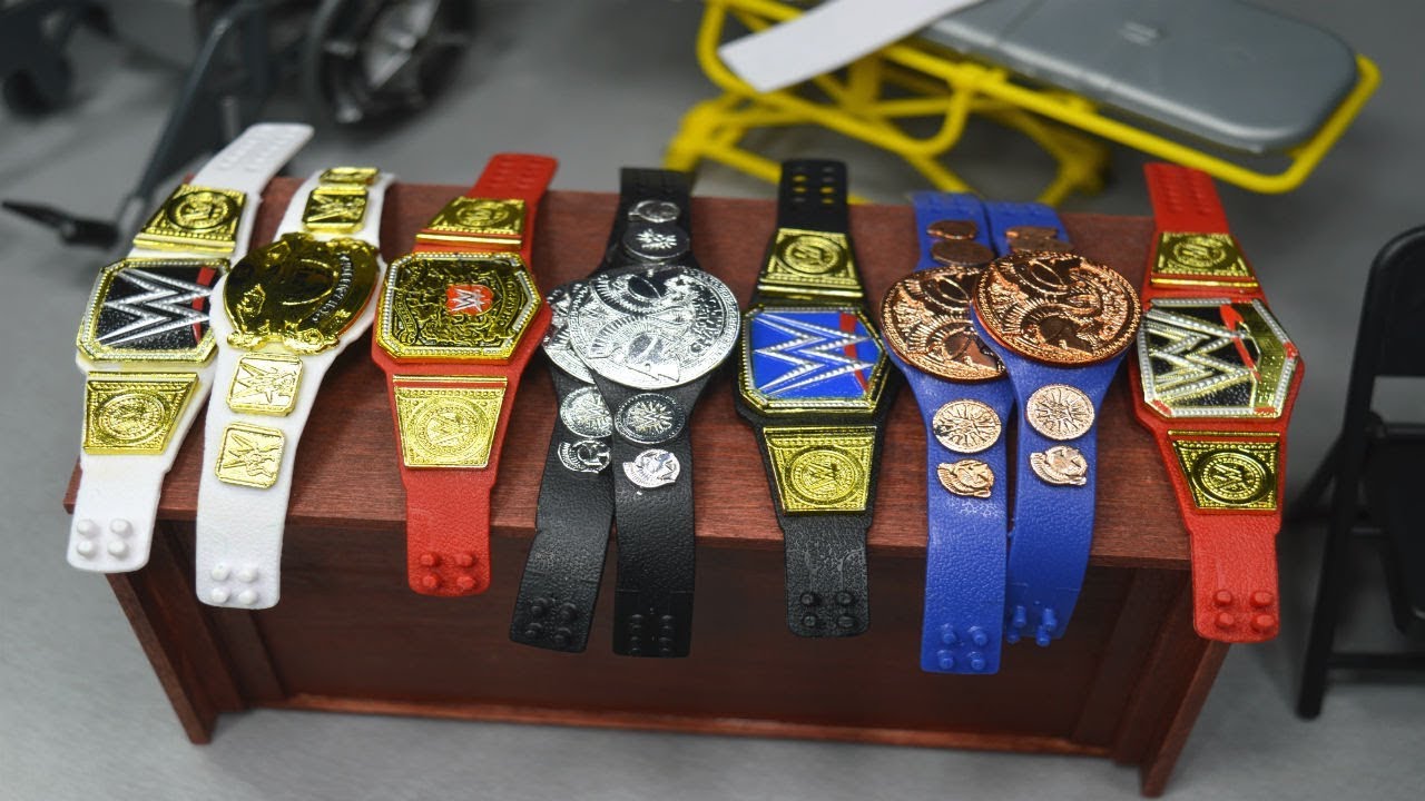 MORE CUSTOM WWE FIGURE BELTS YOU CAN MAKE YOURSELF!