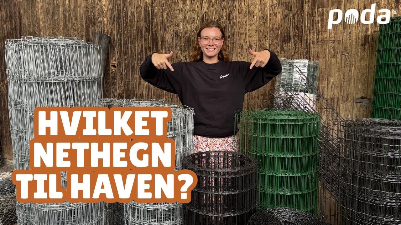 Hvilket trådhegn til haven skal jeg vælge?  | Poda Hegn
