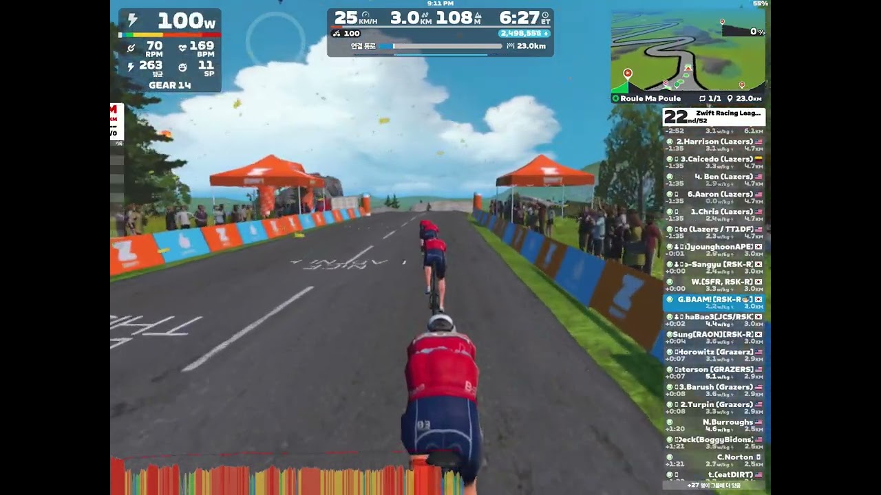 [260127] Zwift Racing League: Redline Rally - Open Saffron League Div.1 (B) on Roule Ma Poule